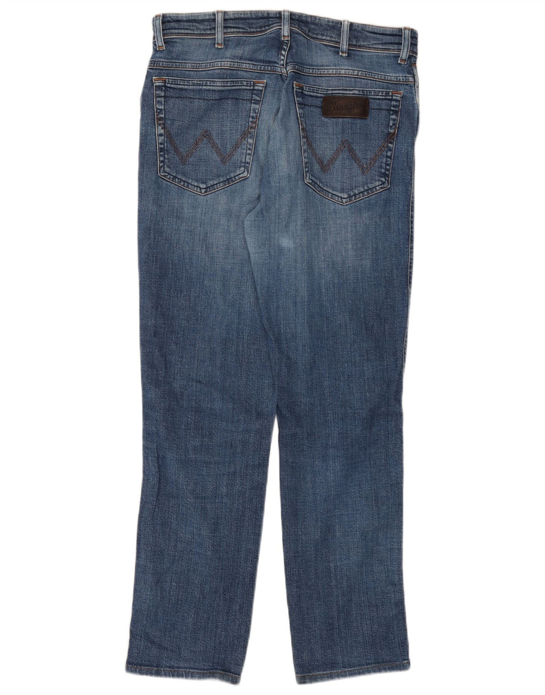 WRANGLER Muške Texas Straight Jeans W32 L30 Plavi pamuk