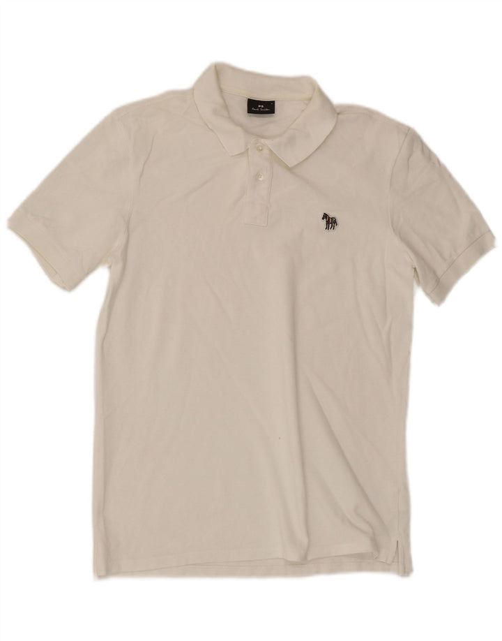 Paul Smith Muška polo majica Mala bijela pamučna