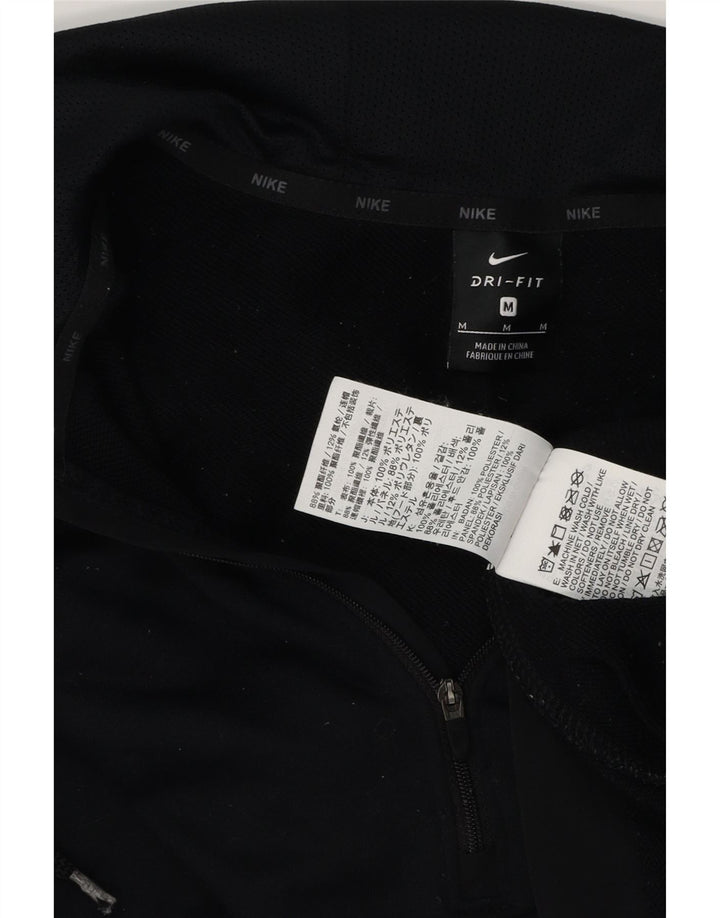 Nike muška majica s kapuljačom s izrezom s patentnim zatvaračem, srednji tamnoplavi poliester