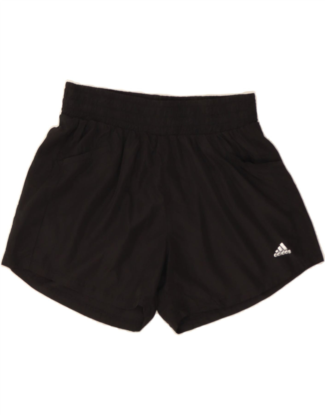 ADIDAS Womens Golf Sport Shorts UK 14 Large  Black Polyester Vintage Adidas and Second-Hand Adidas from Messina Hembry 