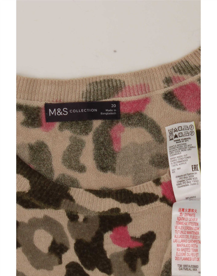 Marks & Spencer ženski džemper s lađastim izrezom UK 20 2XL