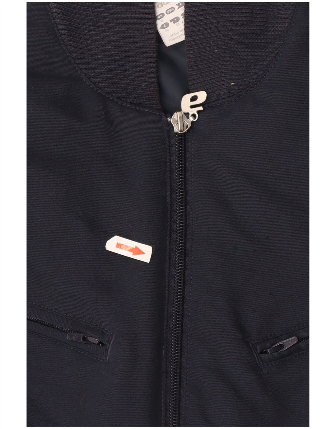 Adidas ženska bombaška jakna s grafičkim motivima UK 12 Medium tamnoplavi poliester