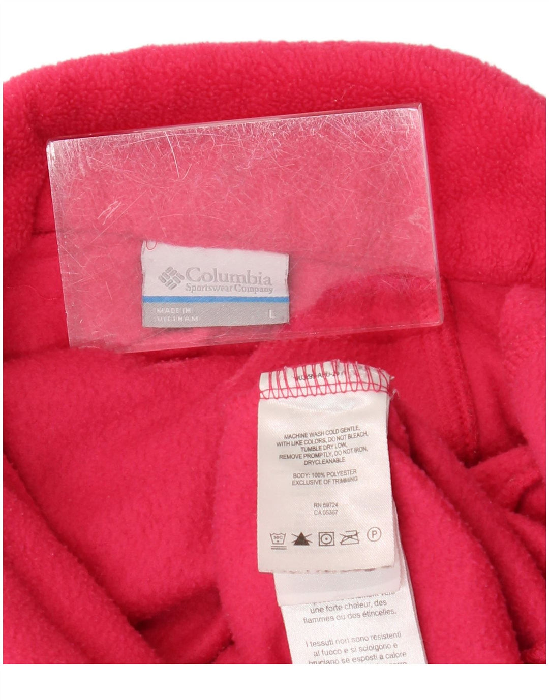 COLUMBIA ženska jakna od flisa UK 16 veliki ružičasti poliester