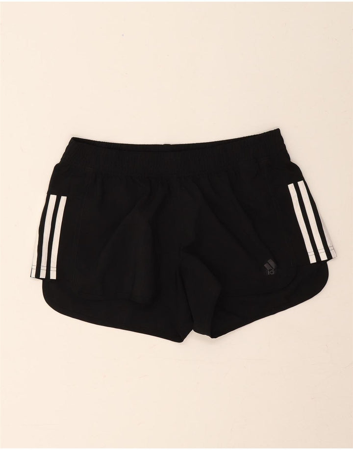Adidas ženske sportske kratke hlače Climalite UK 12/14 Srednji crni poliester
