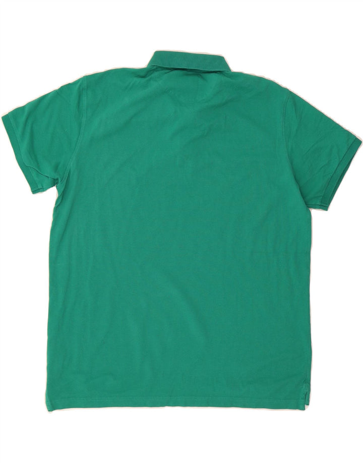 MARLBORO CLASSICS Mens Polo Shirt 2XL Green Cotton Vintage Marlboro Classics and Second-Hand Marlboro Classics from Messina Hembry 