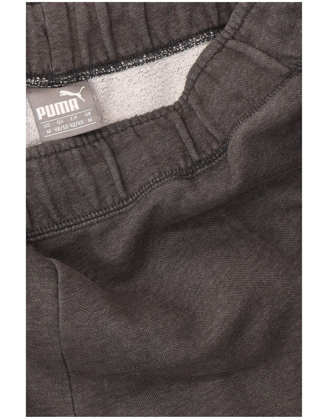 PUMA Mens Graphic Tracksuit Trousers Joggers Medium Grey Cotton