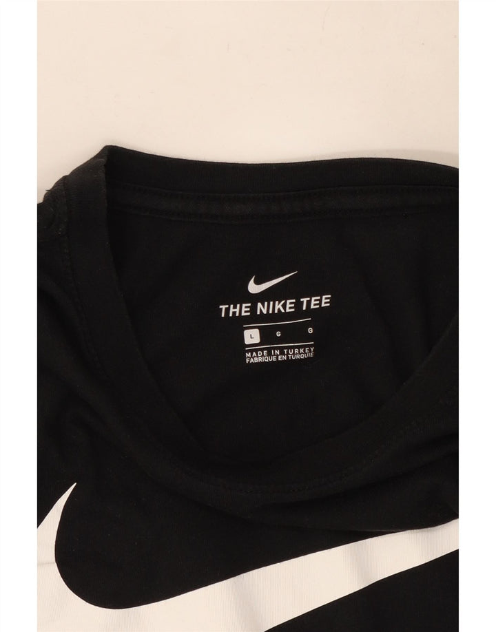 Nike muška majica s grafičkim motivima velika crna