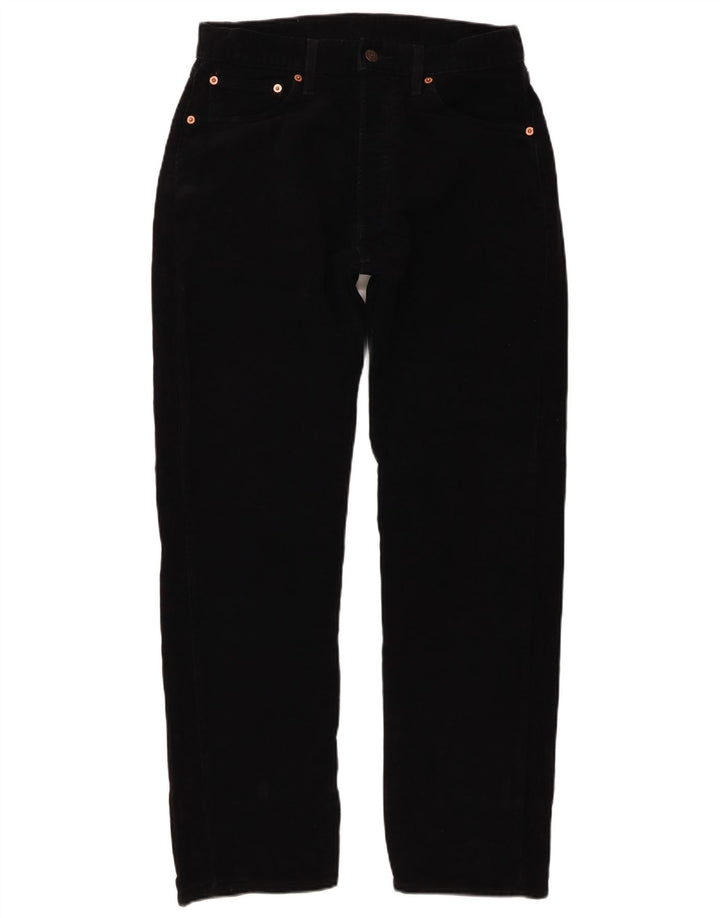 Levi's muške 551 ravne traperice W32 L30 crni pamuk