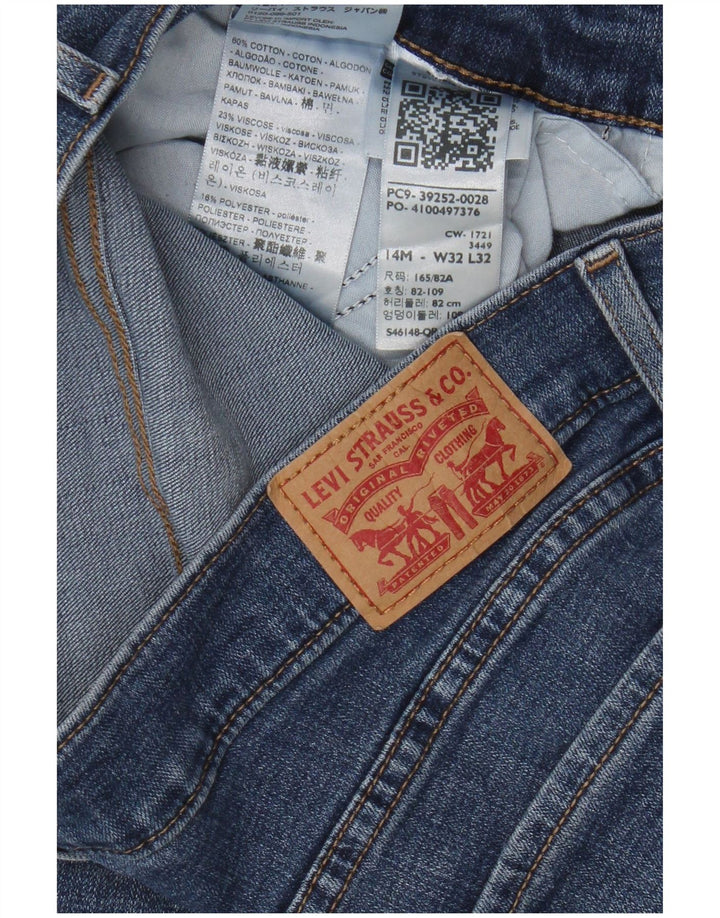 Levi's ženske traperice s klasičnim bootcutom US 14 XL W32 L32 plavi pamuk