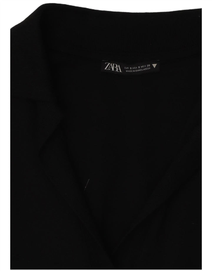 ZARA ženska polo haljina UK 10 Mala crna