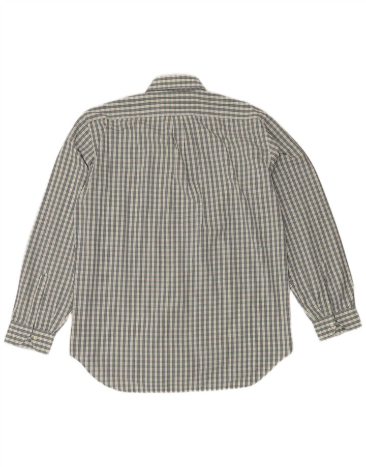 VINTAGE Mens Shirt Size 16 1/2 42 Large Green Check