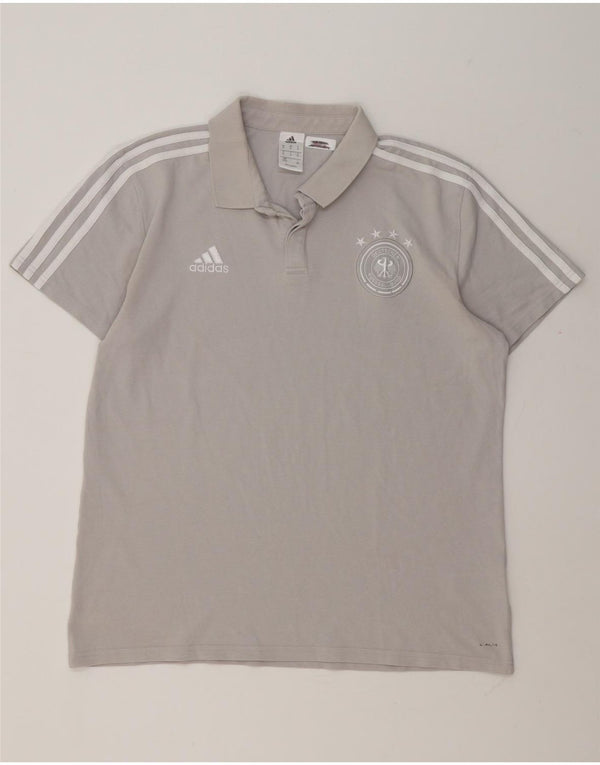 Adidas muška polo majica Deutscher Fussball Bund XL sivi pamuk