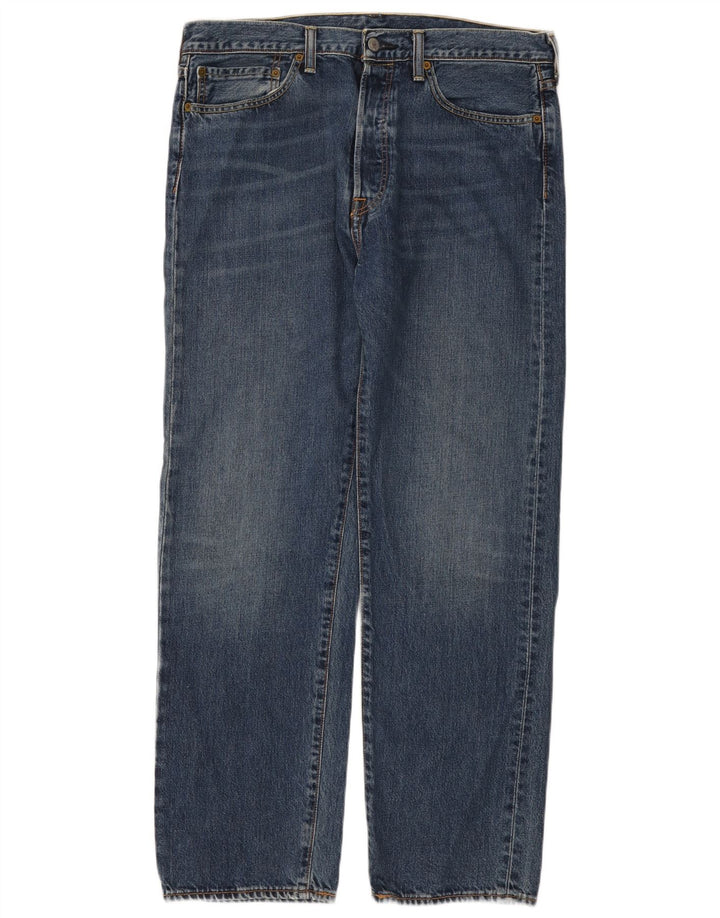 Levi's muške 562 ravne traperice W34 L32 plavi pamuk