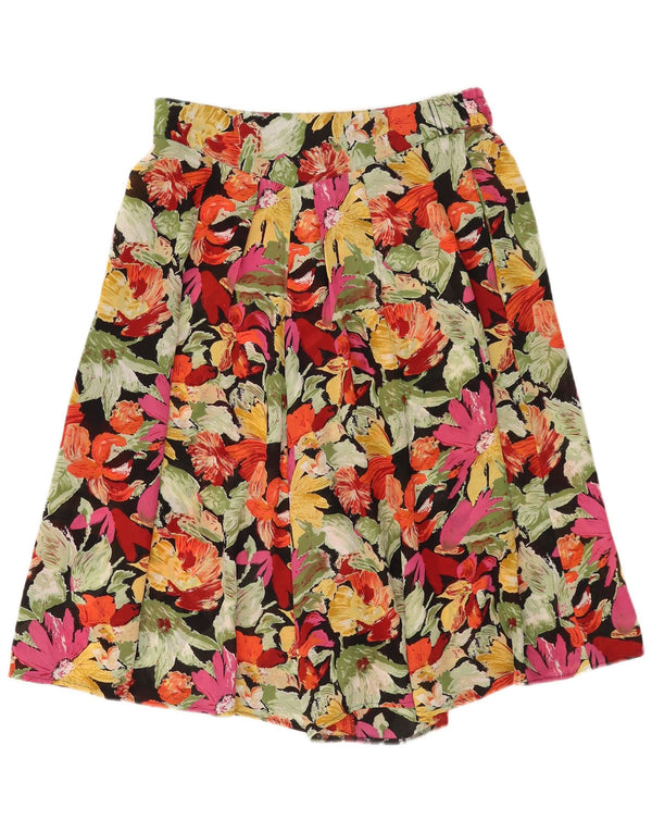 Yessica Womens Pleated Skirt EU 40 Medium W30  Multicoloured Floral