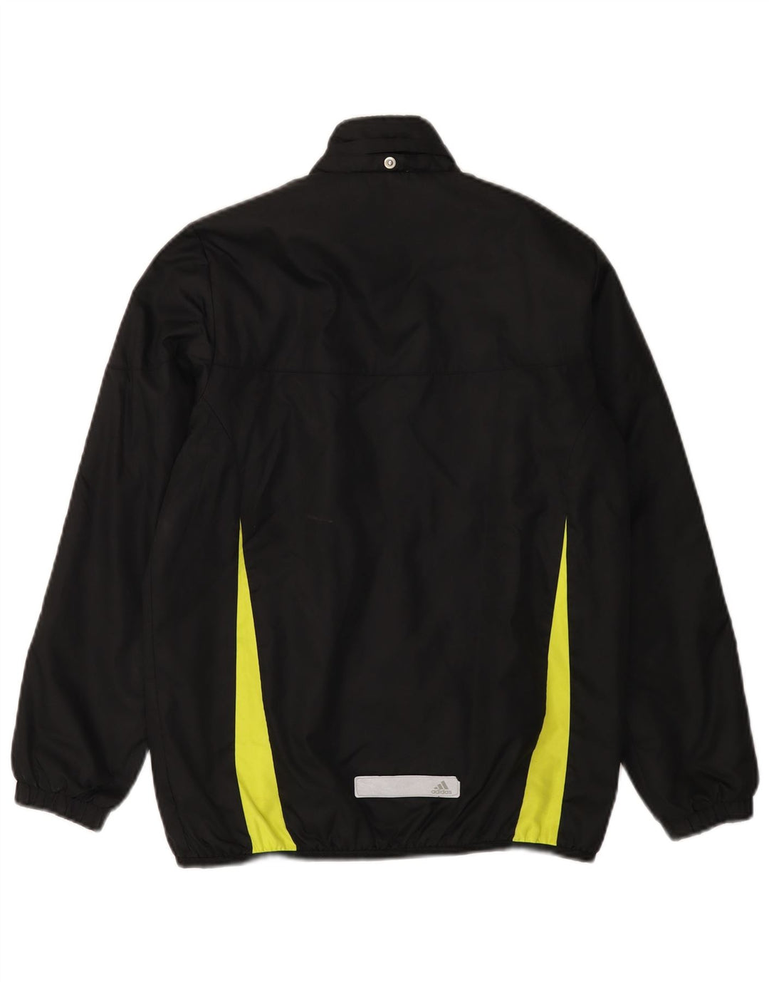 Gornja jakna od trenirke ADIDAS za dječake 11-12 godina, crni najlon u boji