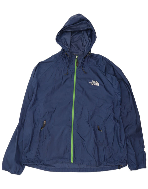 The North Face muška kišna jakna s kapuljačom UK 44 2XL tamnoplavi najlon