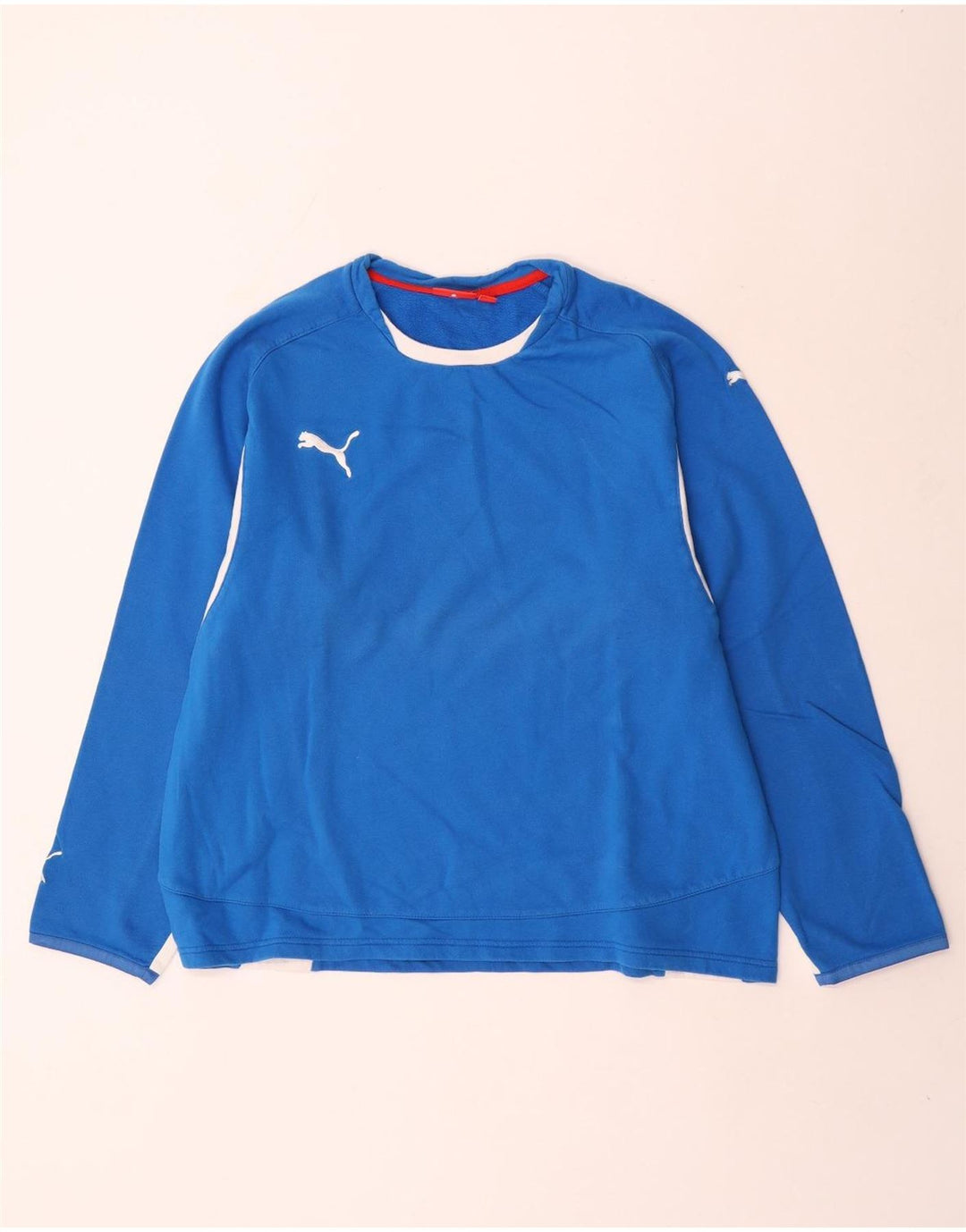 Puma ženska majica dugih rukava UK 14 srednje plave boje, pamuk