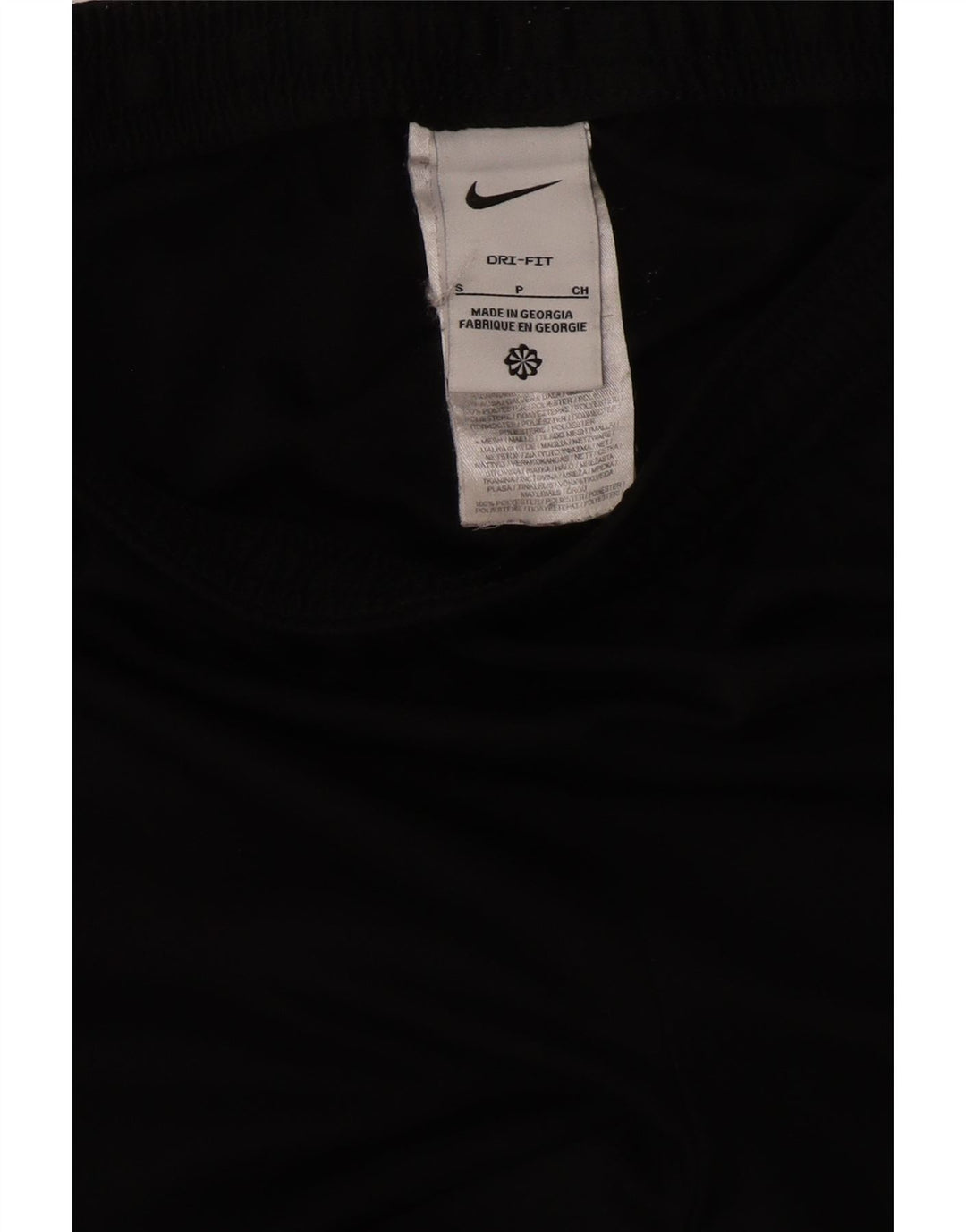 Nike muške hlače za trenirku Male crne poliesterske