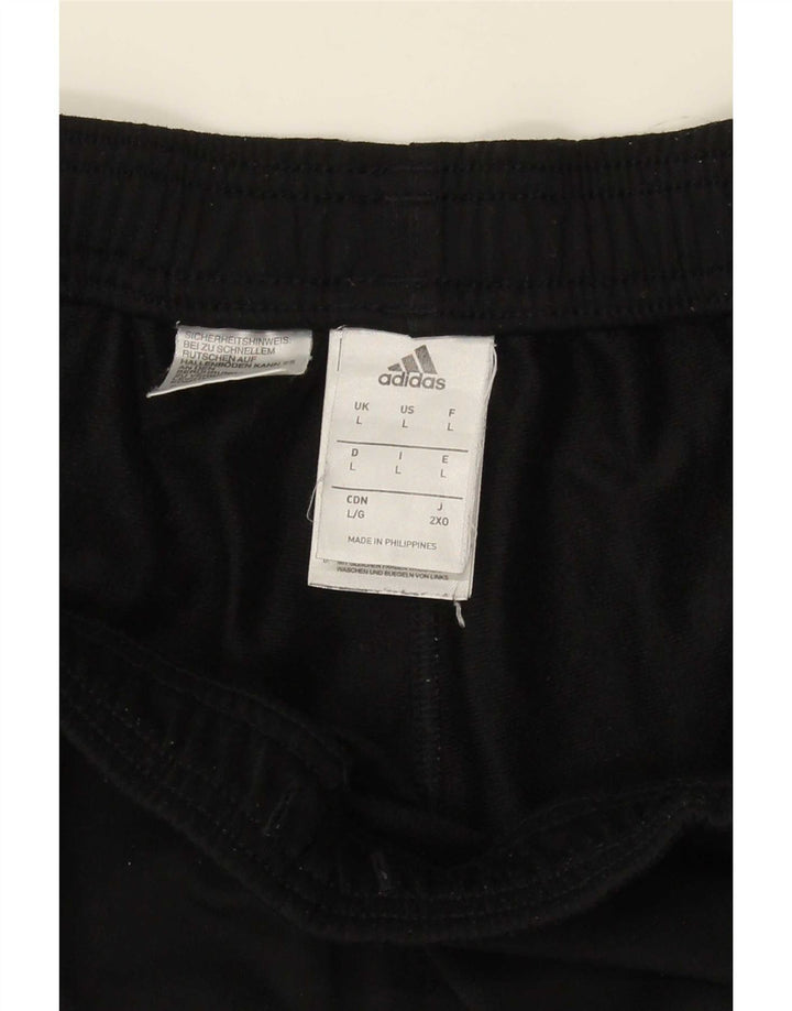 Adidas muške hlače od trenirke velike crne poliesterske