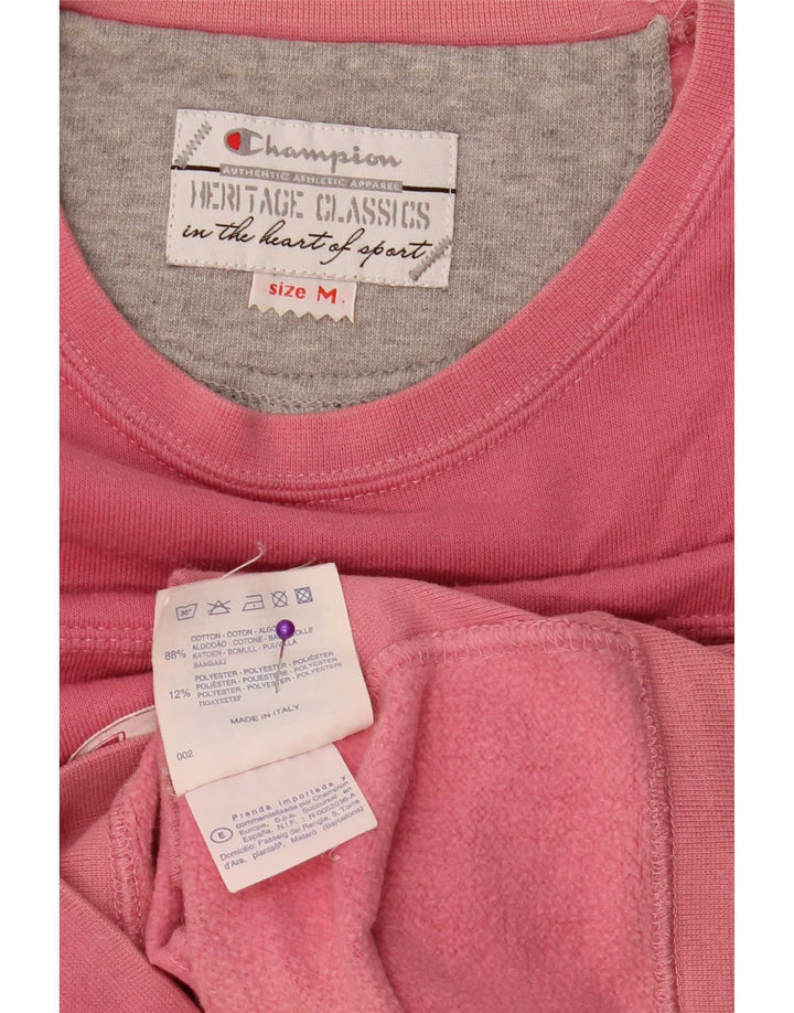 Champion ženska majica Heritage Classics Sweatshirt UK 14 Srednje ružičasta