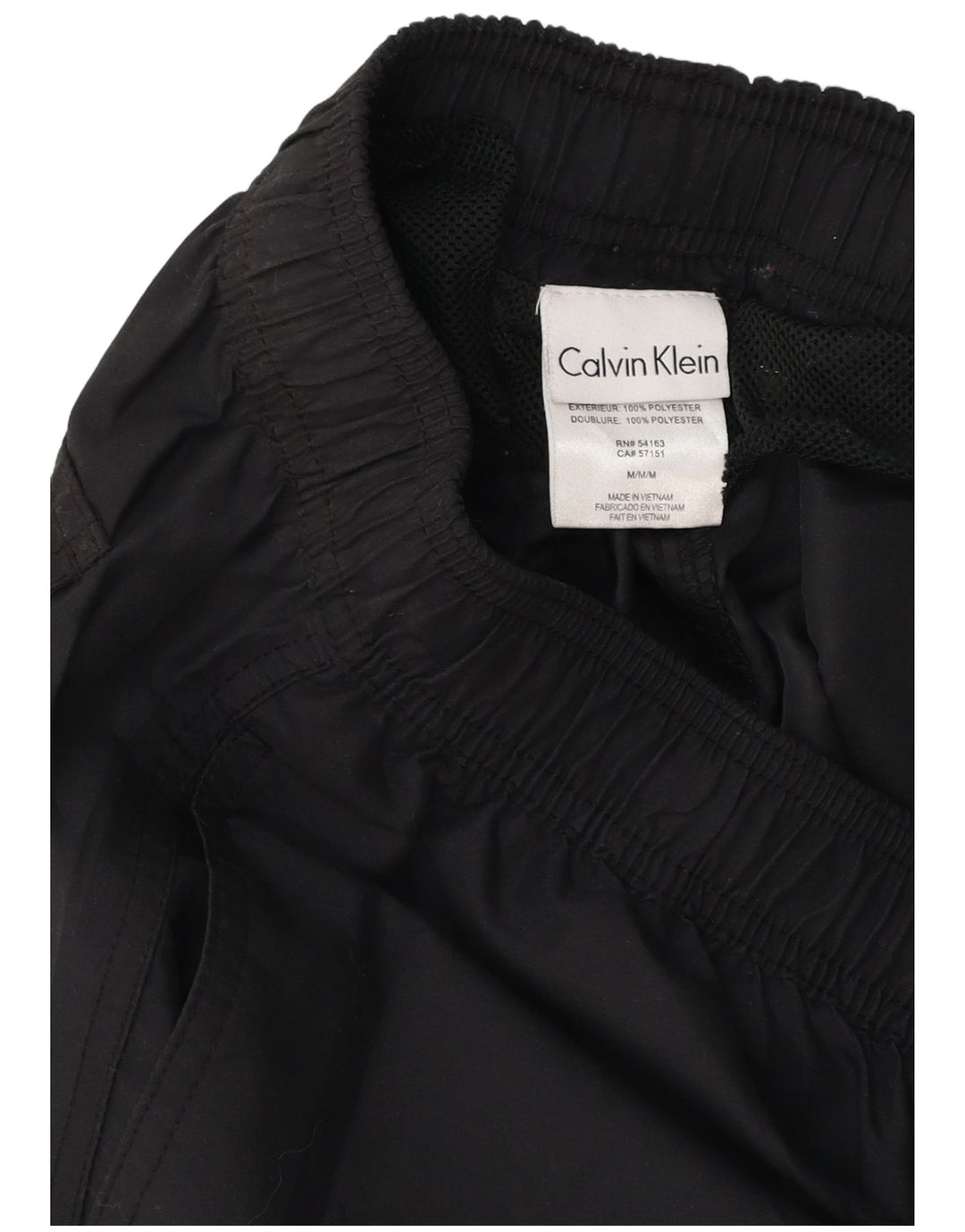 Calvin Klein muške kratke hlače za plivanje srednje veličine crni poliester