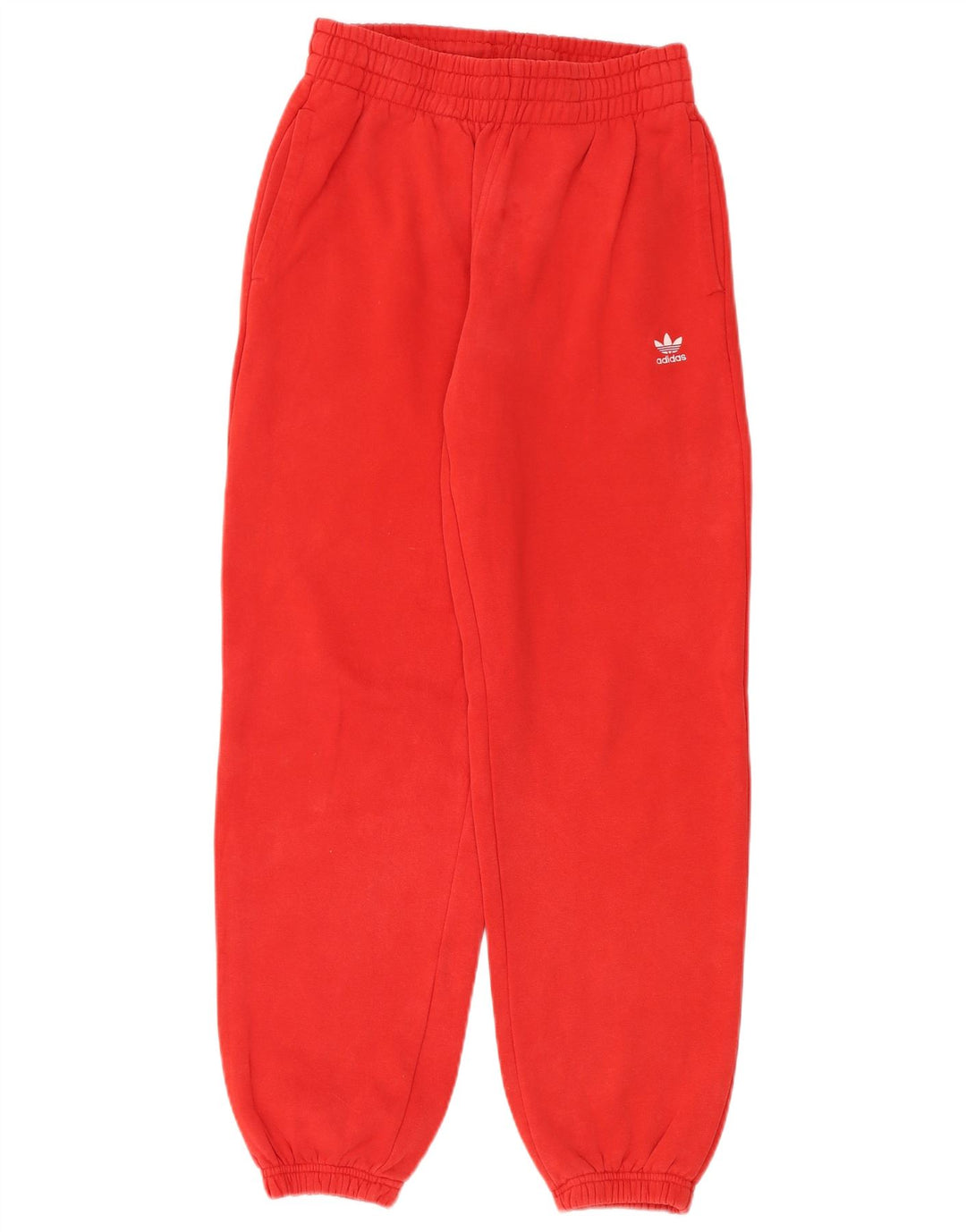 ADIDAS Womens High Waist Tracksuit Trousers Joggers UK 12 Medium  Red
