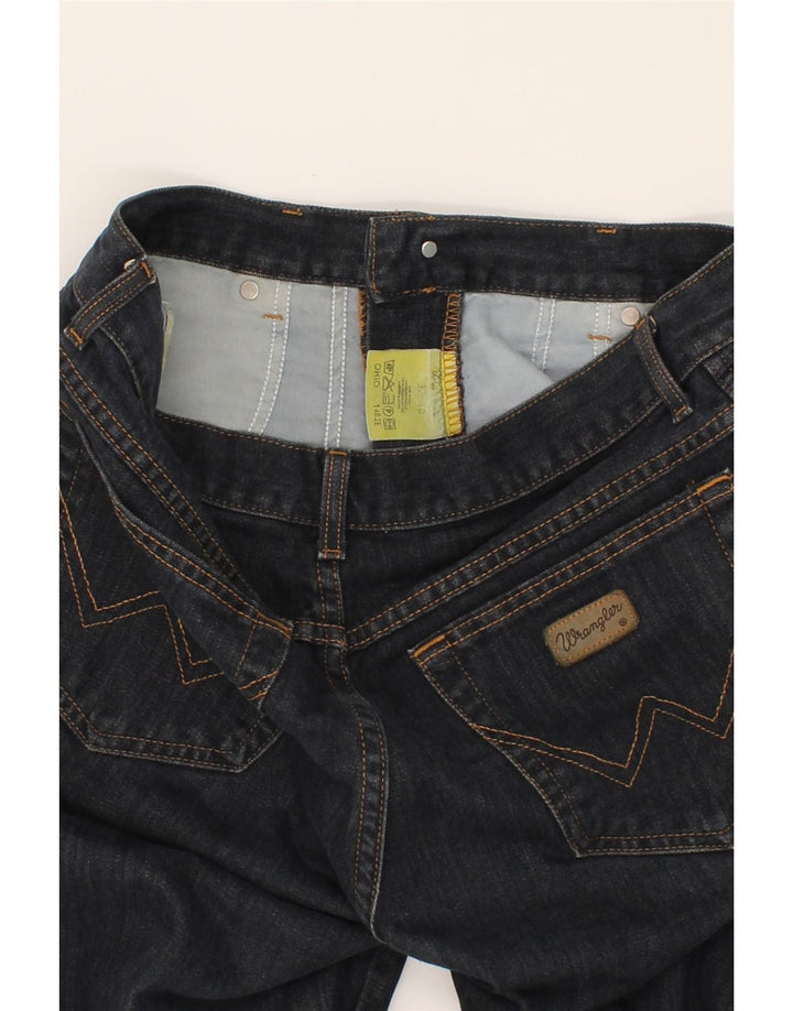 WRANGLER Muške ravne traperice W32 L30 tamnoplavi pamuk