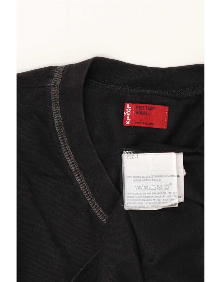 Levi's muška majica dugih rukava mala crna pamučna