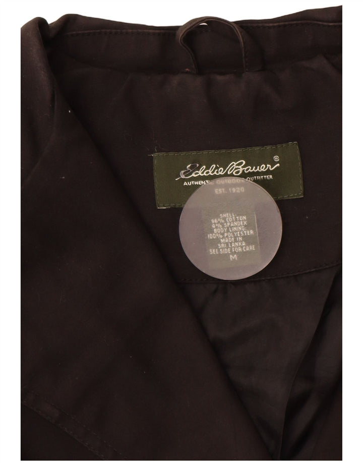 EDDIE BAUER Ženska jakna sa 3 gumba UK 14 Srednje crni pamuk