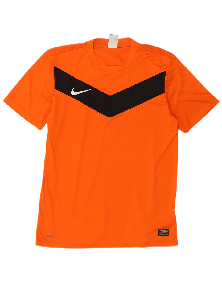 Nike Muška majica kratkih rukava Medium Orange Colourblock Poliester