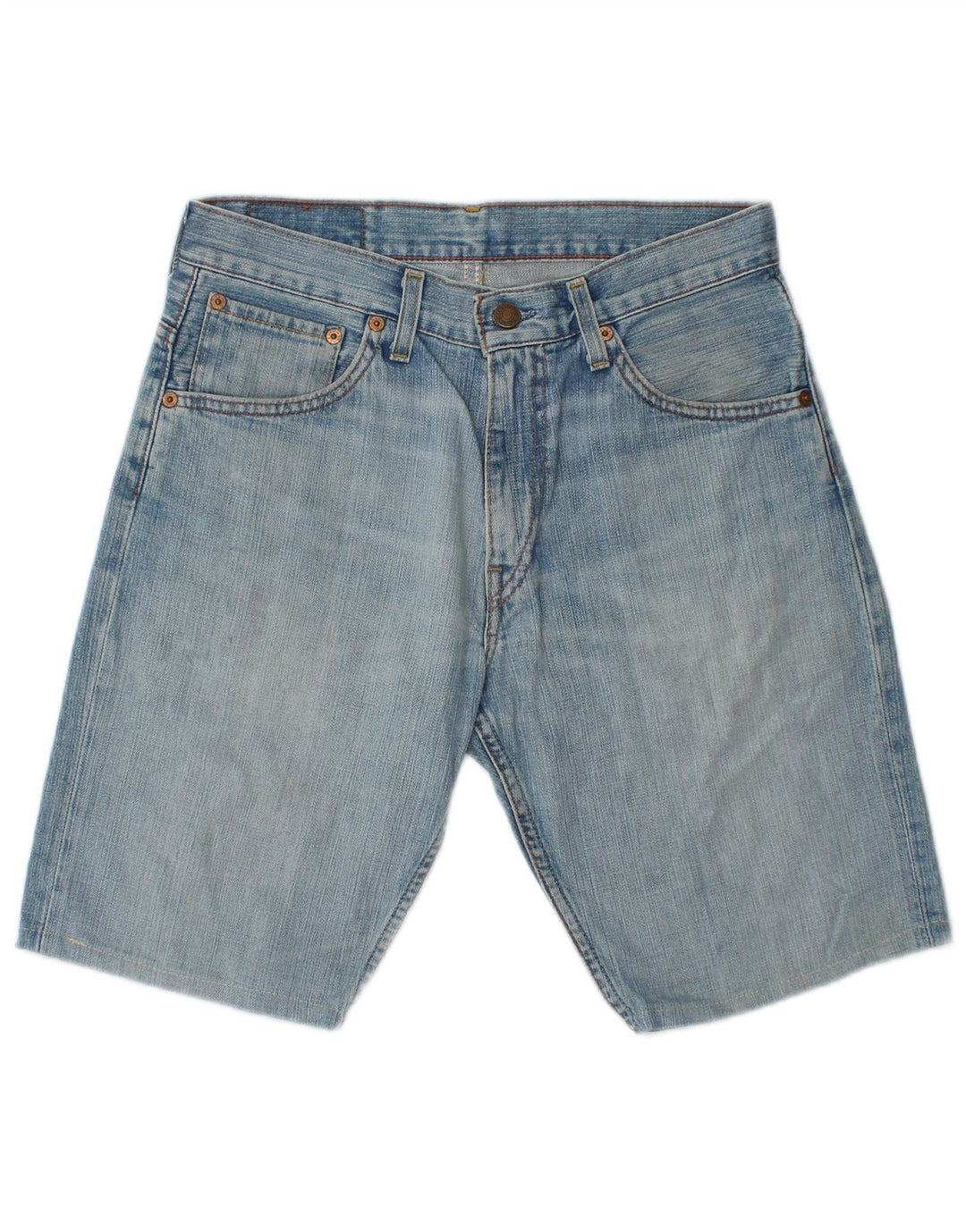 LEVI'S Mens 507 Denim Shorts W30 Medium Blue