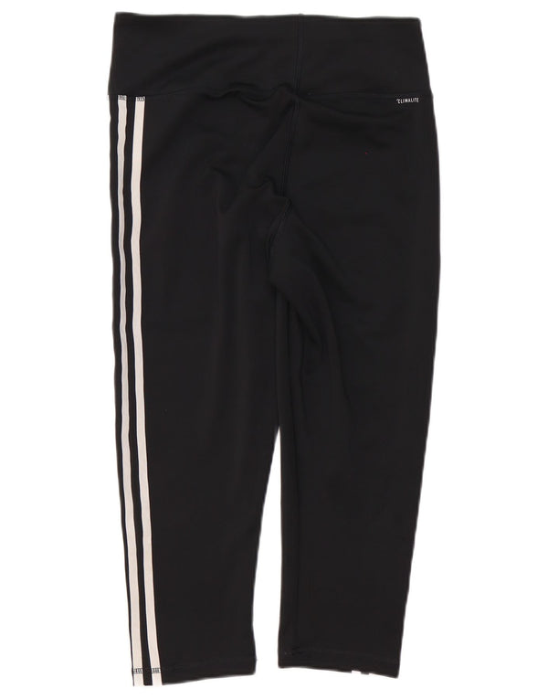 Adidas ženske Climalite Capri tajice UK 12/14 Srednje crni poliester