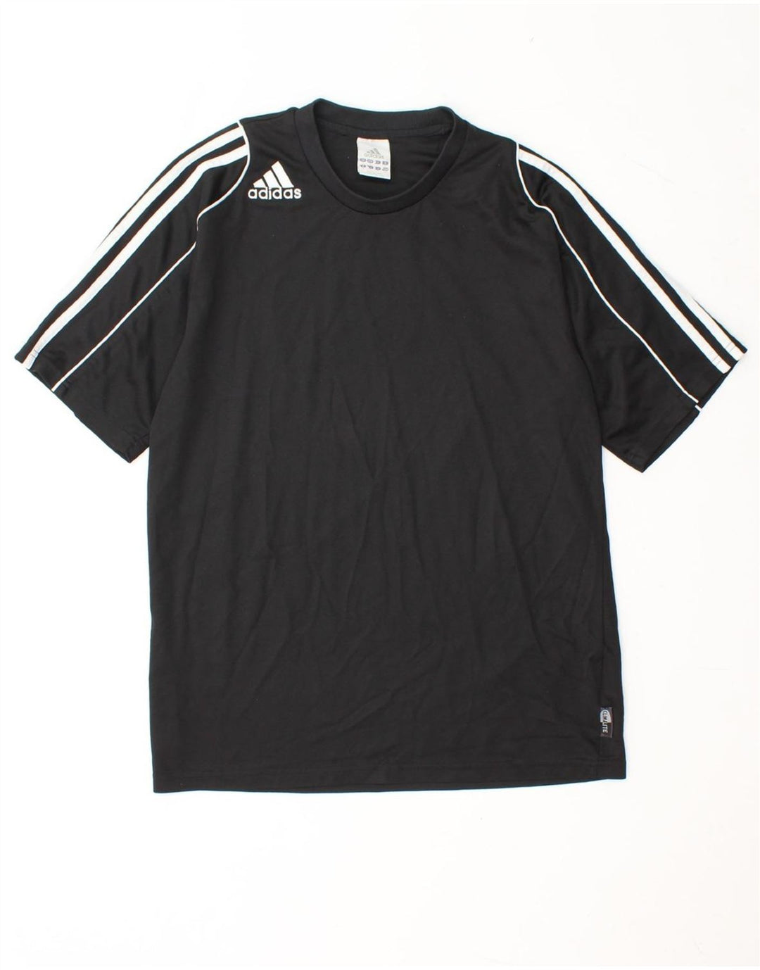 ADIDAS Mens Climalite T-Shirt Top Small Black Polyester