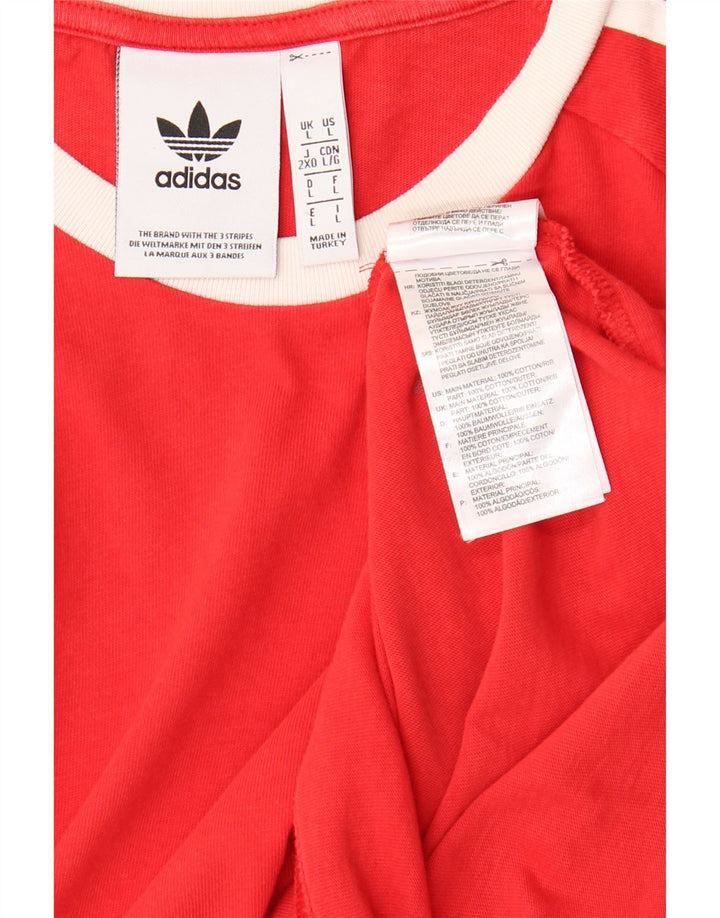 ADIDAS Muška majica kratkih rukava Veliki crveni pamuk