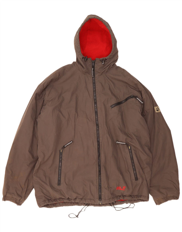 Jack Wolfskin muška vjetrovka jakna UK 44 2XL sivi poliester