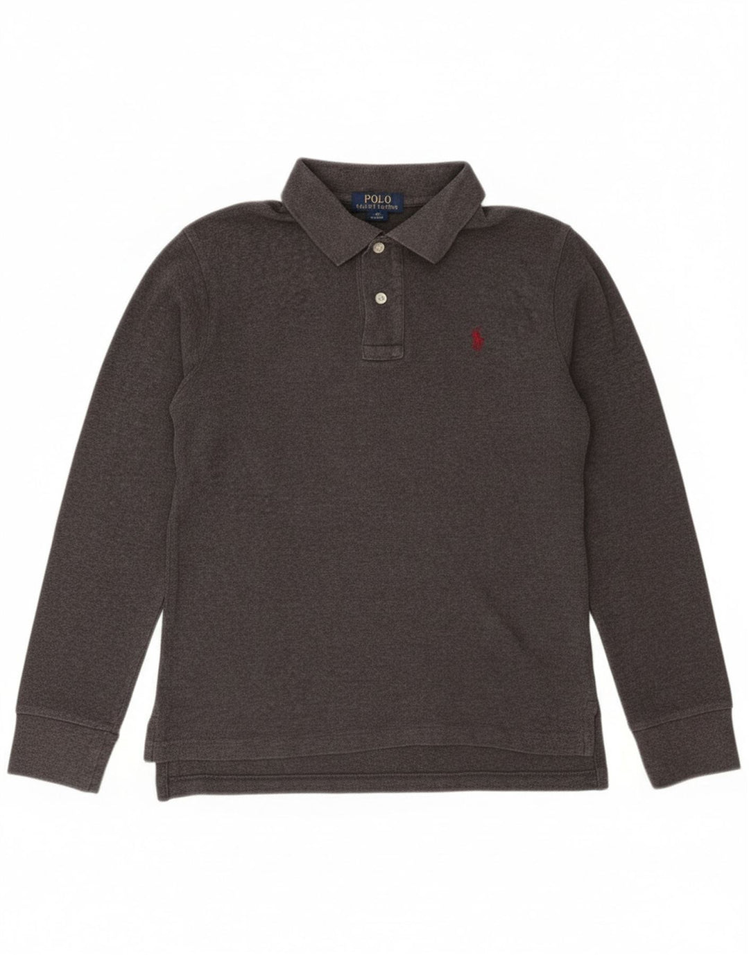 Polo Ralph Lauren polo majica dugih rukava za dječake 10-11 godina srednje siva