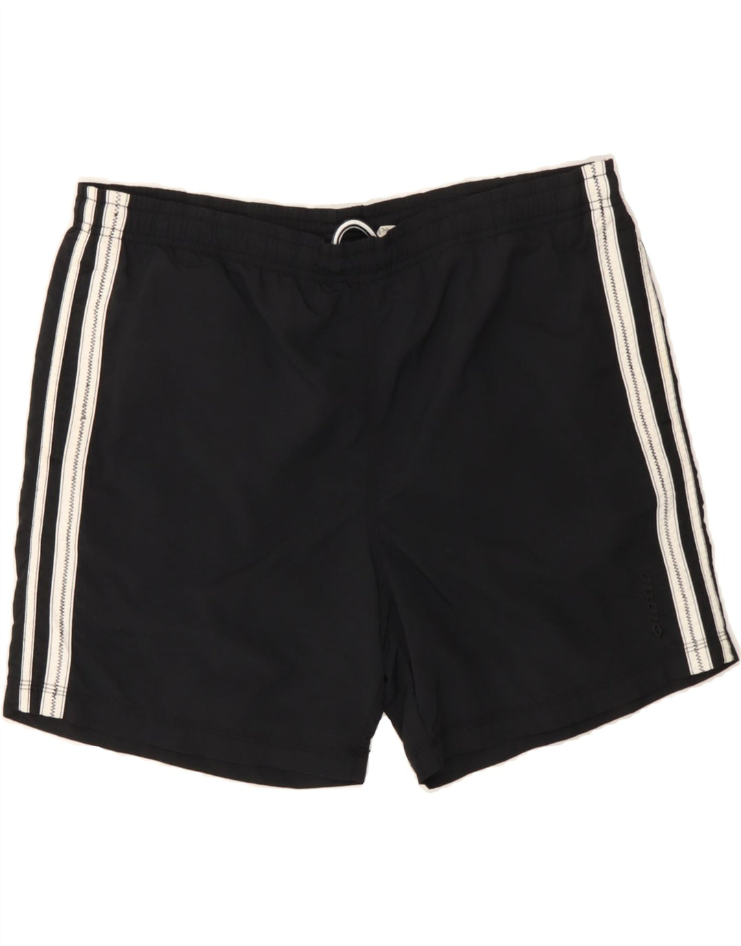 LOTTO Mens Sport Shorts Large  Black Vintage Lotto and Second-Hand Lotto from Messina Hembry 