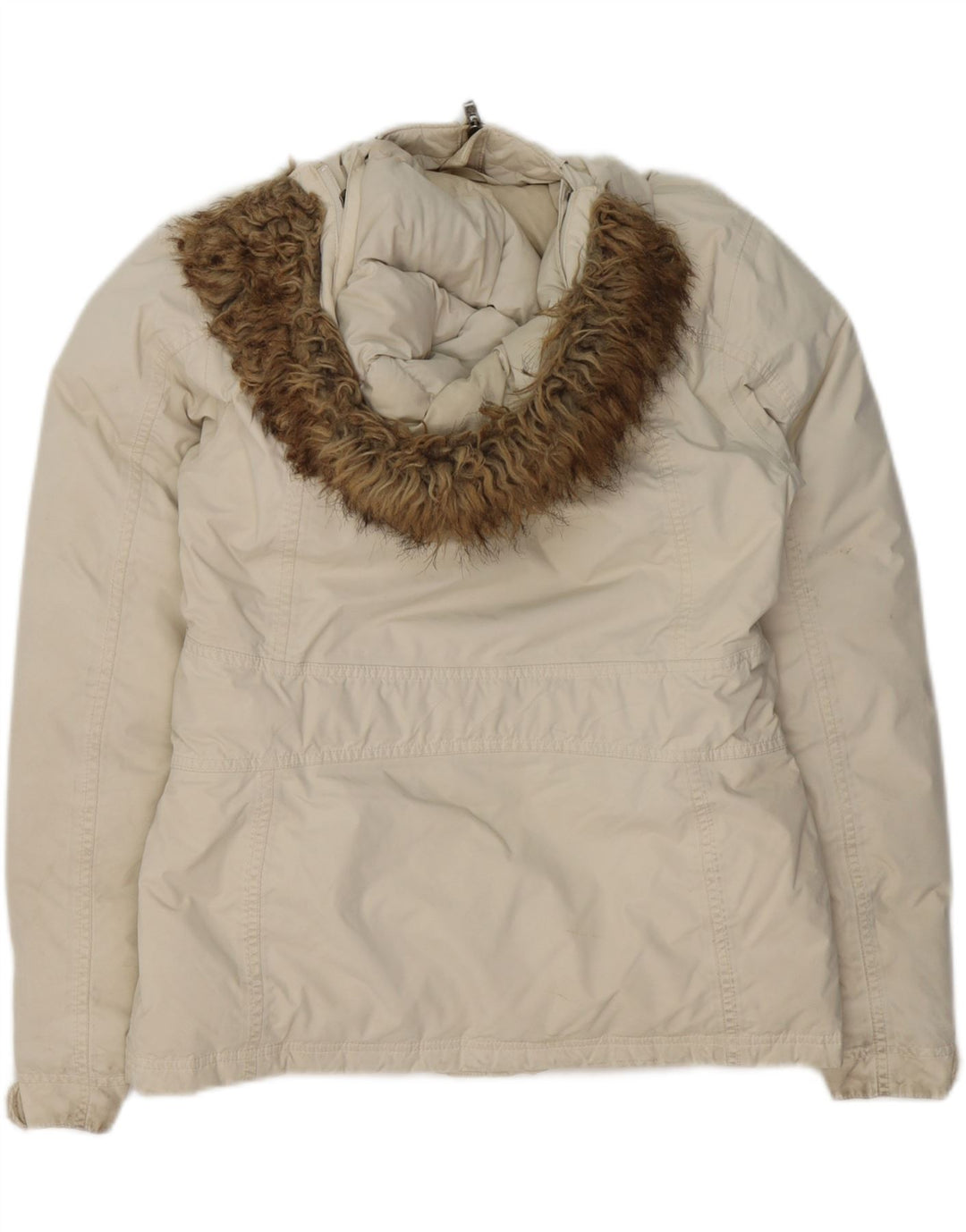 THE NORTH FACE Ženska podstavljena jakna s kapuljačom UK 14 srednje bijele boje