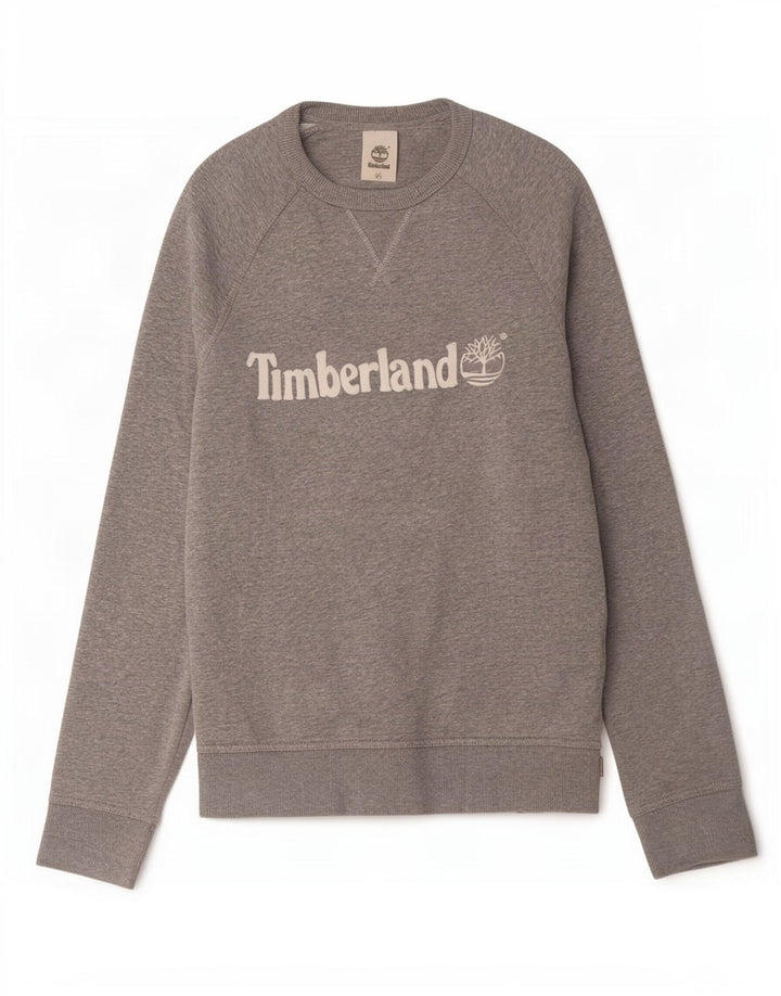 Timberland muška majica s grafičkim motivima, veliki sivi pamuk