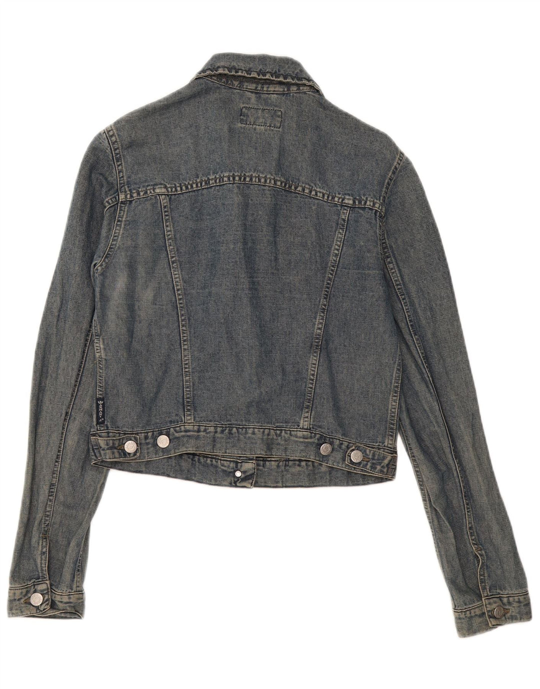Armani Jeans ženska jakna od kratkog trapera UK 12 srednje plavo platno
