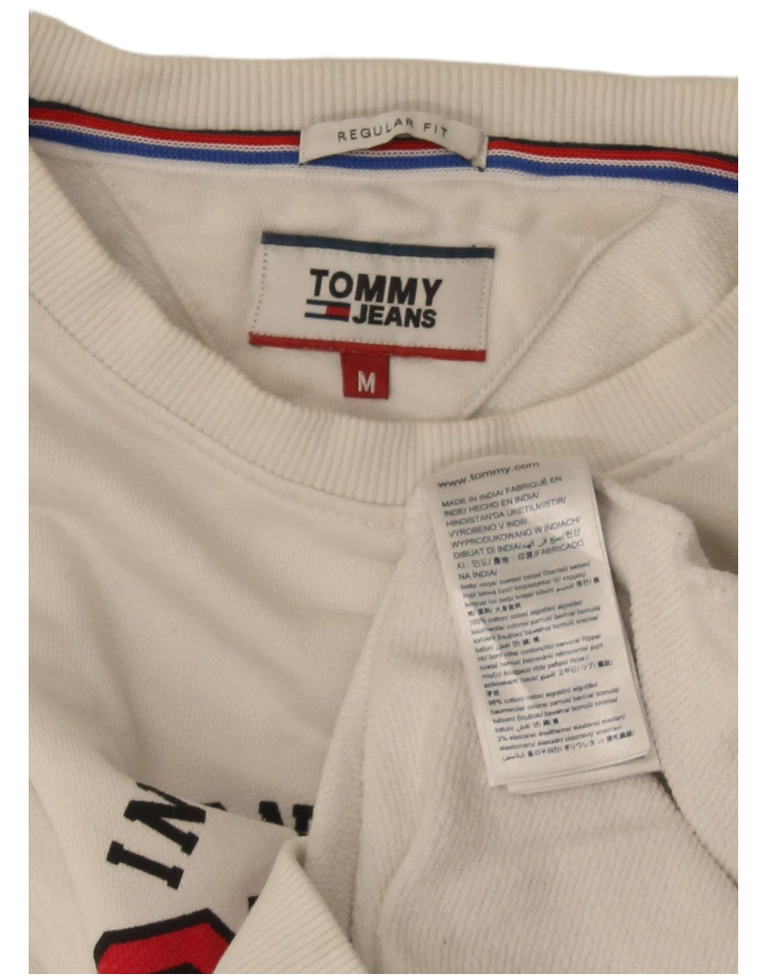 Tommy Hilfiger muška trenirka Regular Fit srednje bijelog pamuka
