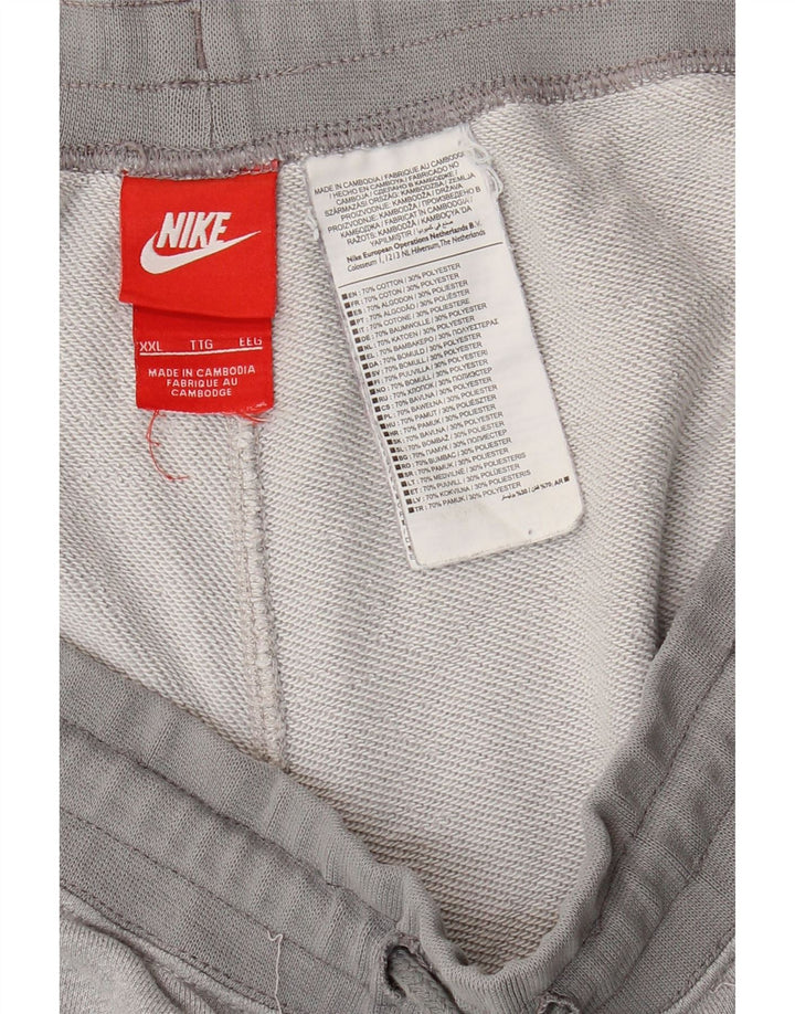 Nike muške sportske kratke hlače 2XL sivi pamuk