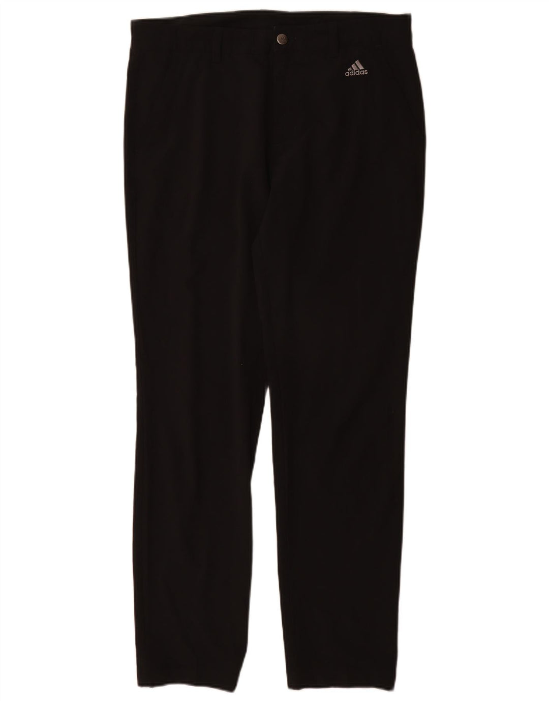 Adidas ženske uske chino hlače W32 L32 crni poliester