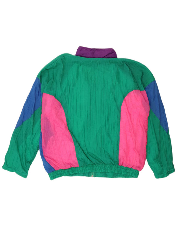 VINTAGE muška gornja jakna za trenirku IT 52 veliki višebojni blok u boji