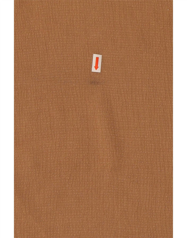 Zara ženska kratka prevelika bluza bez rukava UK 10 Small Beige