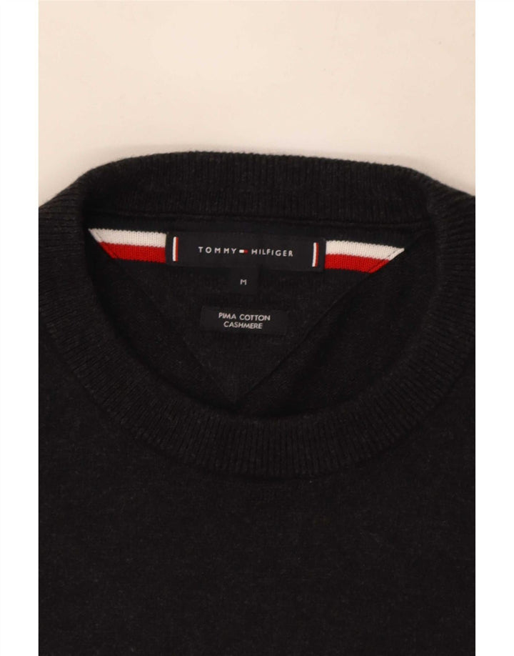 Tommy Hilfiger muški džemper s okruglim izrezom, srednje sivi pamuk