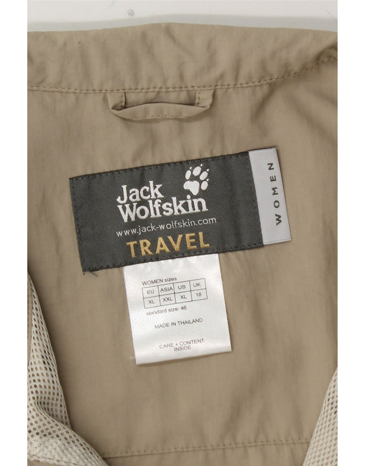 JACK WOLFSKIN Ženska uslužna jakna UK 18 XL bež poliamid