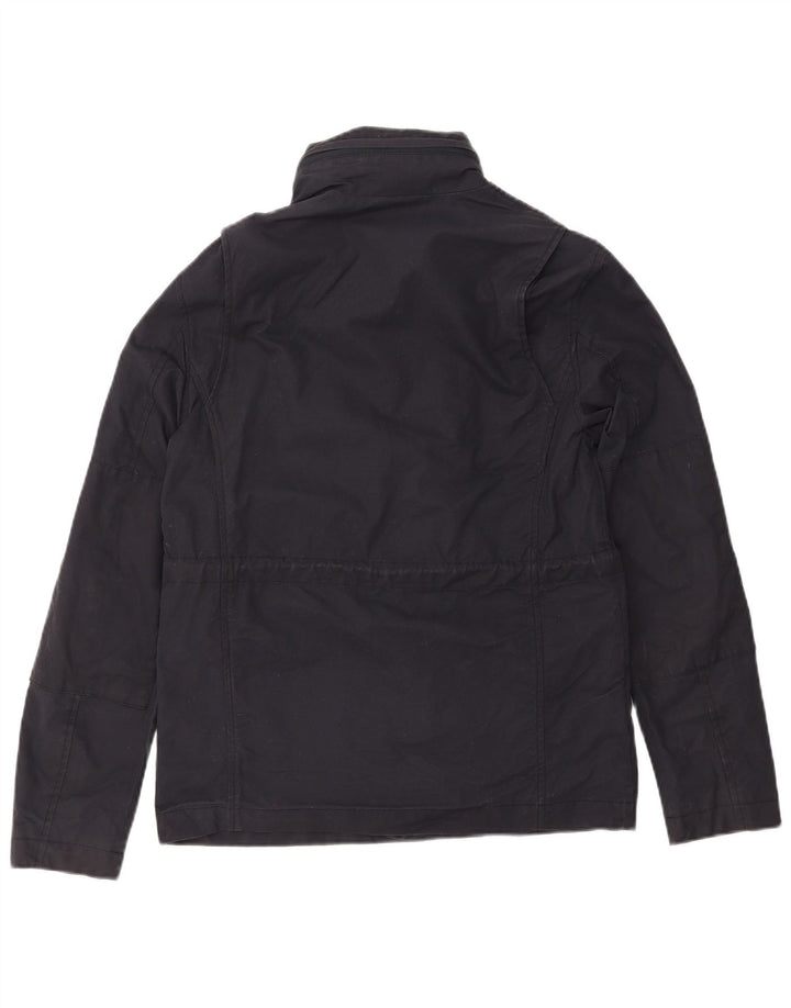 FRED PERRY Muška vjetrovka s kapuljačom UK 36 Mala tamnoplava pamuk