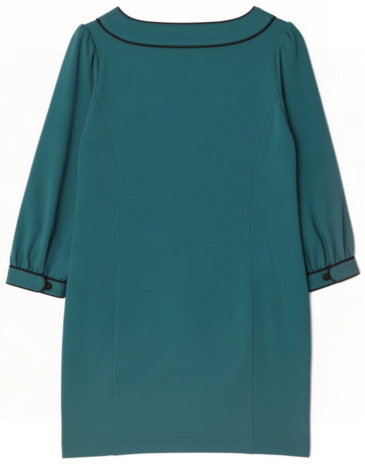 Sljedeća ženska haljina na pomak 3/4 rukava UK 12 Medium Green Polyester