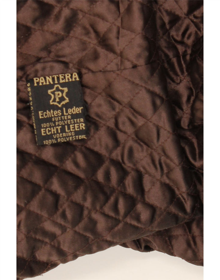 PANTERA muška kožna jakna UK 44 2XL smeđa koža